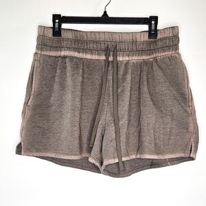 Wild Fable • Taupe + Pink Vintage Wash Shorts